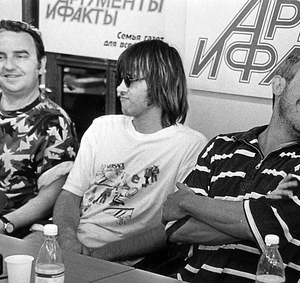 Лидеры группы "Чайф", "Сплин", "Машина времени"  в рекламном туре в Н.Новгороде - фото 4