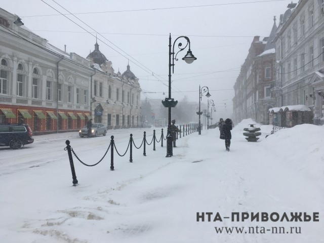 Усиление ветра до 17 м/с и метель ожидаются в Нижегородской области в ближайшие часы