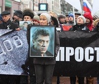 Митинг памяти Бориса Немцова в Нижнем Новгороде