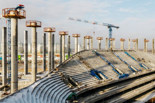 Около 110 млн. рублей в год составят расходы на оплату труда и коммунальные услуги на стадионе к ЧМ Нижнего Новгорода после проведения игр