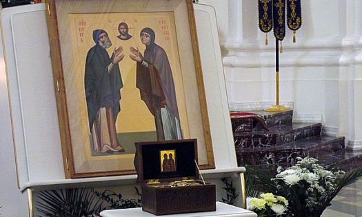 Ковчег с мощами святых Петра и Февронии прибудет в Нижний Новгород 25 июня 