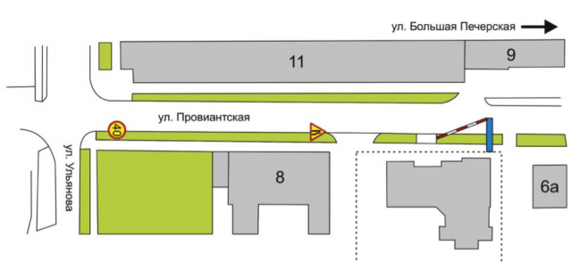 Движение по улице Провиантская в Нижнем Новгороде ограничено до 20 февраля