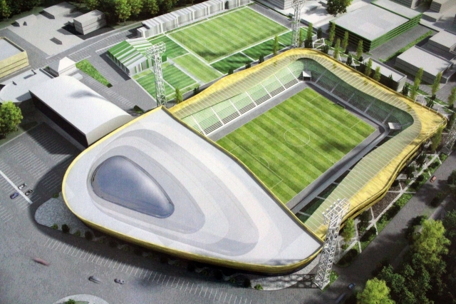 Реконструкцию тренировочной площадки стадиона "Химик" в Дзержинске Нижегородской области планируется завершить до 1 декабря 2017 года