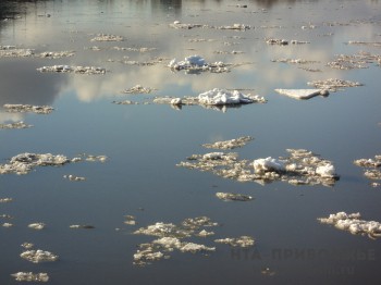 Ледоход начался на реке Вятка в Кировской области