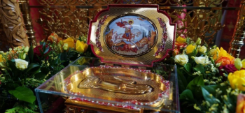 Ковчег с мощами святого великомученика Георгия Победоносца прибыл в Нижний Новгород