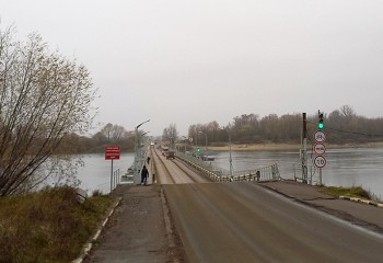 Понтонный мост в Павлове Нижегородской области будет закрыт 14-15 ноября