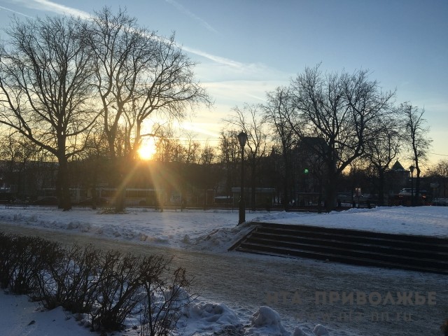 Средняя температура воздуха по Нижегородской области в январе 2018 года ожидается незначительно выше нормы