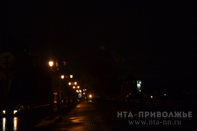 Администрация Нижнего Новгорода объяснила отсутствие освещения в городе шквалистым ветром несколько недель назад