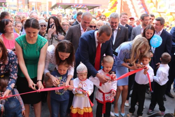 Торжественное открытие детсада в мкр. "Новый город" состоялось в День Республики в Чебоксарах