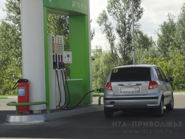 Средняя стоимость топлива в Нижегородской области за последний месяц не изменилась