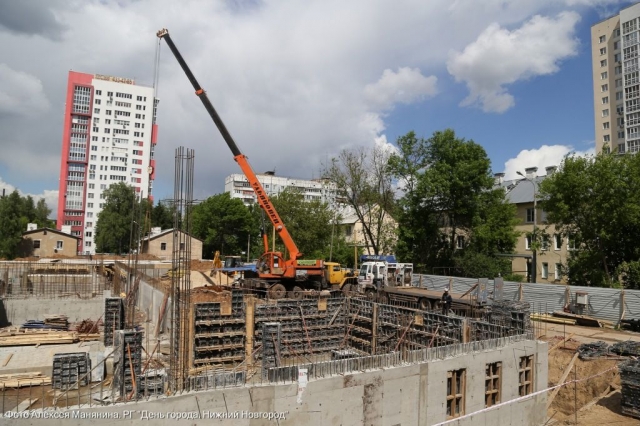  Строительство детского сада на улице Краснозвездная Нижнего Новгорода планируется завершить до конца декабря 2017 года