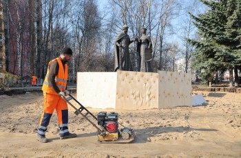 Работы по благоустройству парков и скверов уже начались в разных районах Нижнего Новгорода