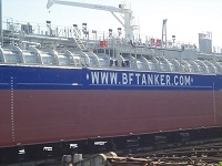 Танкер проекта RST27 "Балт Флот 12" сошел со стапелей нижегородского завода "Красное Сормово"