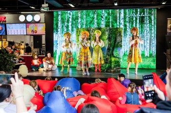 Культурный проект "Русские вечёрки" празднично завершился в торговом центре "Муравей"