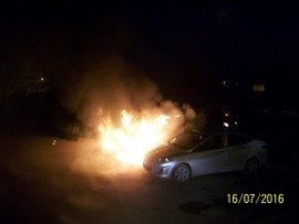 Три автомобиля сгорели в Сормовском районе Нижнего Новгорода в ночь на 16 июля