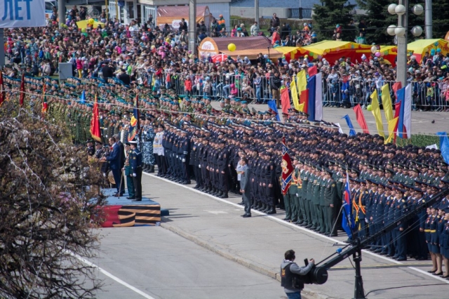 Две зенитные установки впервые были задействованы в параде Победы в Чебоксарах 9 мая