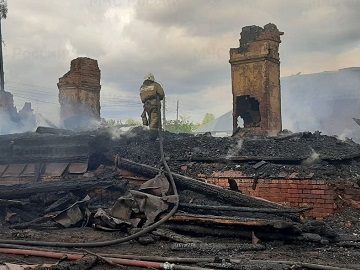 ОКН XIX века, где планировался музей Чувашского языка, сгорел в Ядрине