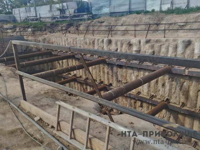 Срок ввода в эксплуатацию после ремонта коллектора на улице Горная в Нижнем Новгороде перенесён на конец июня 2017 года