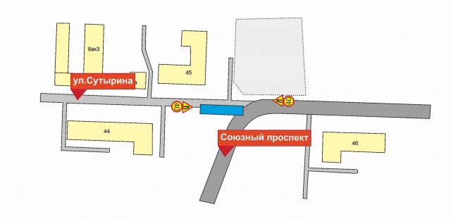 Движение транспорта ограничено на улице Сутырина в Нижнем Новгороде по 10 августа