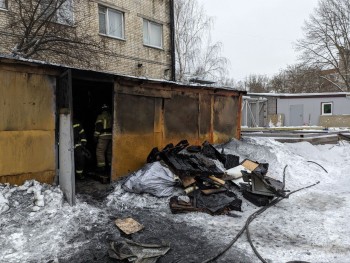Склад с полиэтиленом сгорел в Нижнем Новгороде