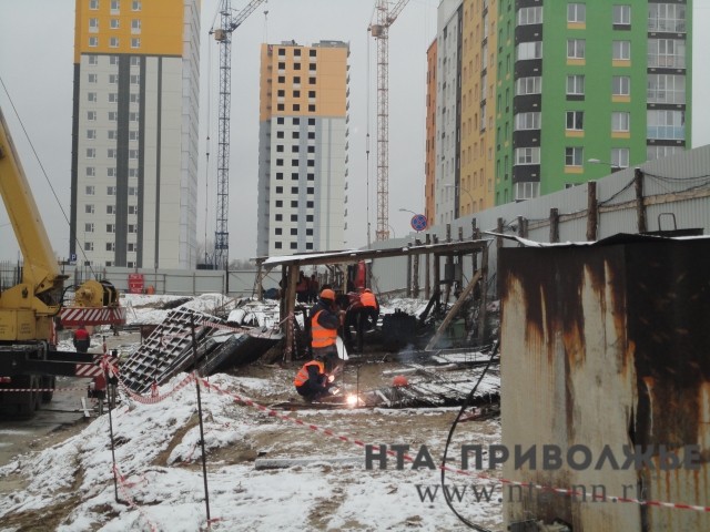 Подрядчик строительства детсада на Бурнаковской в Нижнем Новгороде вышел на нормативные темпы строительства 