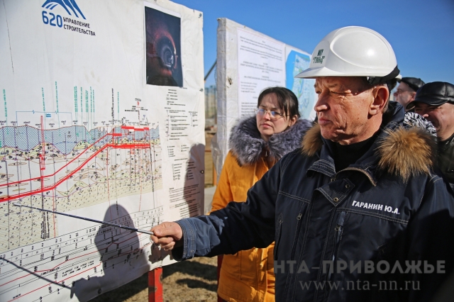Обкатка поездов на новой станции метро "Стрелка" в Нижнем Новгороде запланирована на май 2018 года