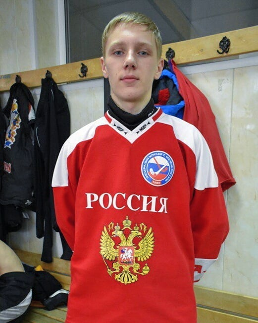  Нижегородец Леонид Афанасьев в составе юношеской сборной России по хоккею с мячом стал чемпионом мира