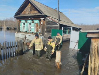 Несколько семей эвакуировали из подтопленных паводком домов в Ульяновской области