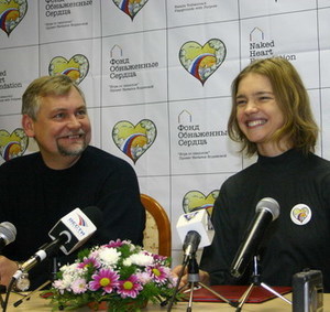 Водянова и Булавинов на пресс-конференции - фото 14
