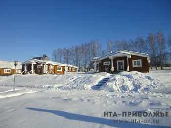 День снега отпраздновали в загородном клубе "Терраски парк" в Нижегородской области