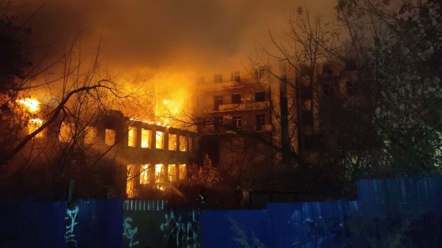 Около 1 тыс. кв. м. составила площадь пожара в нижегородском "Доме чекиста"