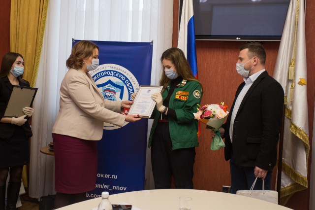 Волонтеров-студентов в Нижнем Новгороде поблагодарили за работу