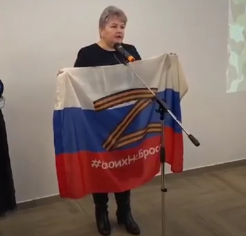 Привезённый из зоны СВО флаг России стал одним из экспонатов Ташлинского музея