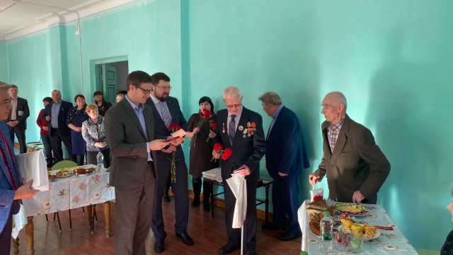 Ветеранам р.п. Сява в Нижегородской области вручили медали к Юбилею Победы
