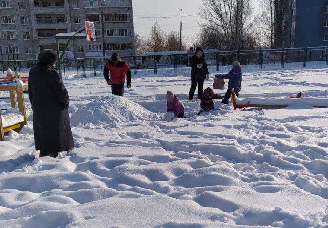 Зимние игры провели в Приокском районе Нижнего Новгорода
