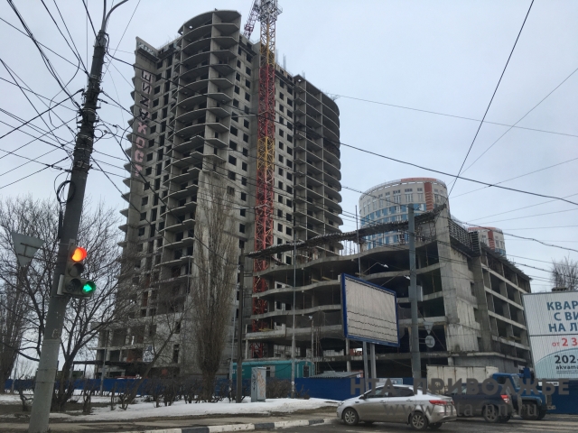 Правительство региона ищет инвесторов для завершения строительства ЖК "Парус" на площади Сенной в Нижнем Новгороде