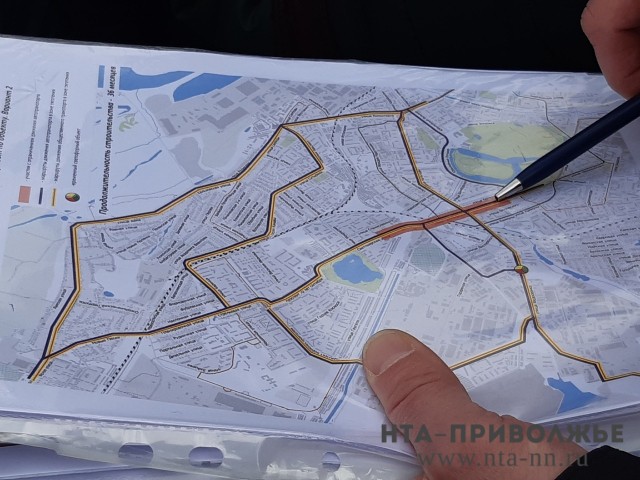 Новая схема движения разработана на время строительства виадука в нижегородском Сормове