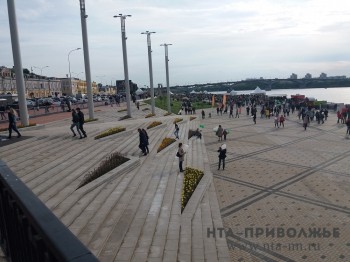 Нижне-Волжская набережная открылась после реконструкции в Нижнем Новгороде
