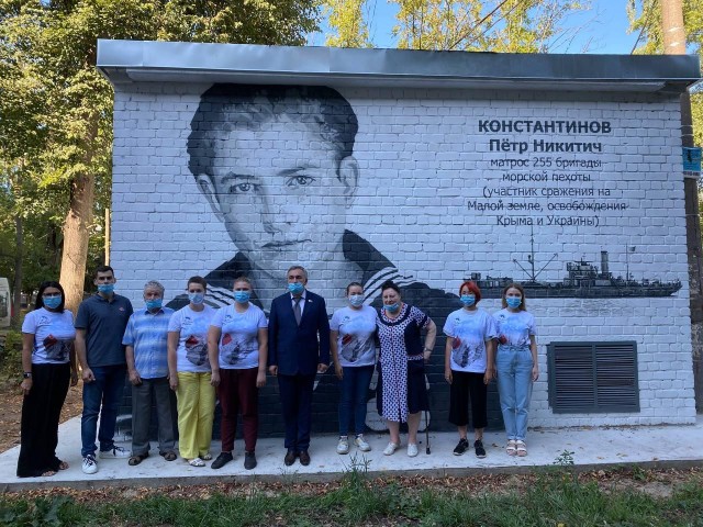 Посвященный участнику войны арт-объект появился на проспекте Героев в Нижнем Новгороде