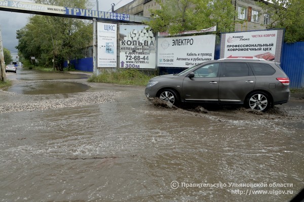 Полуторамесячная норма осадков выпала в Ульяновской области за 12 часов: подтоплены дворы, 3 тыс вызовов в систему "112"