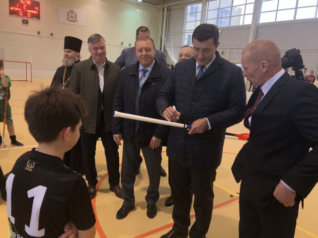 Глеб Никитин открыл ФОК в Воскресенском районе Нижегородской области 2 ноября