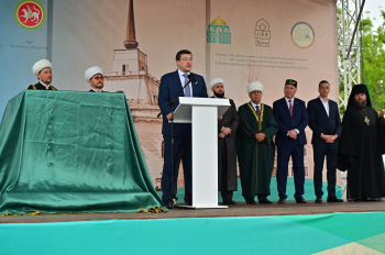 Камень в основание строительства Нижегородской Ярмарочной мечети заложили на улице Марата