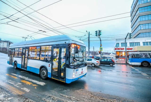 Троллейбус №100 между Чебоксарами и Новочебоксарском пущен по удлиненному маршруту 