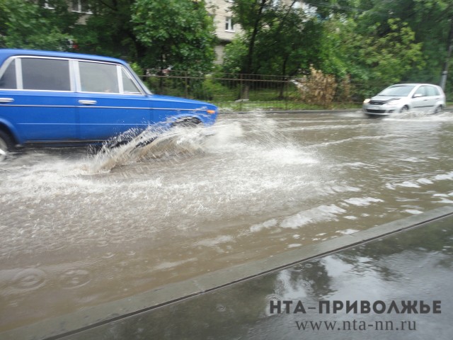 ЧС прогнозируются в Нижегородской области из-за сильных дождей 24 мая