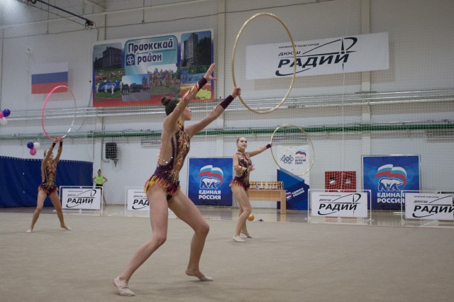 Кубок по художественной гимнастике проходит в Нижнем Новгороде при поддержке партии "Единая Россия"
