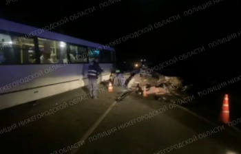 Два человека погибли в ДТП с автобусом в Нижегородской области