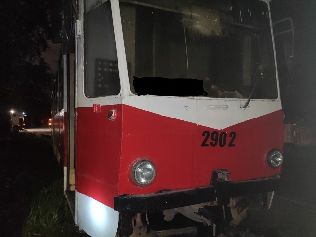 Трамвай загорелся в Ленинском районе Нижнего Новгорода