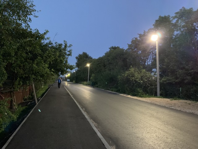 Уличное освещение в Перевозе Нижегородской области заменили по программе поддержки местных инициатив 