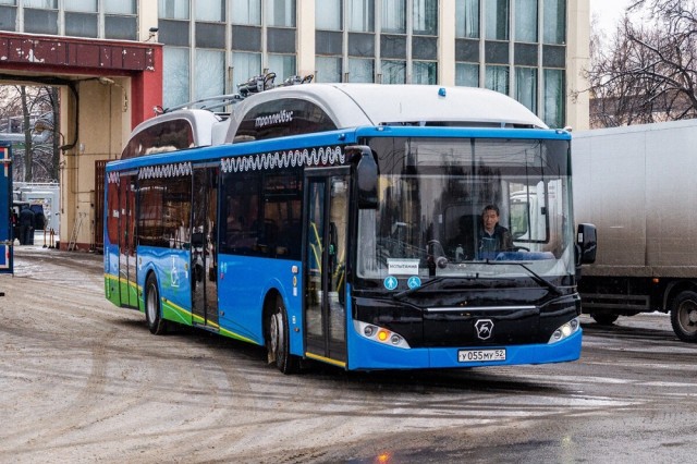 Нижегородцы заметили электробус на улицах города