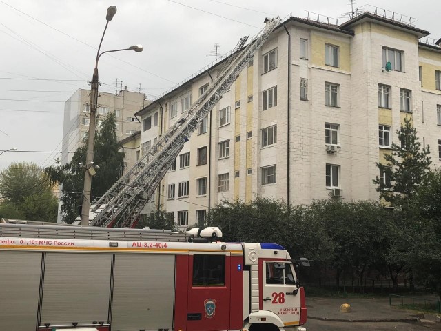 Пожар в многоквартирном жилом доме на Казанском шоссе тушили 10 сентября